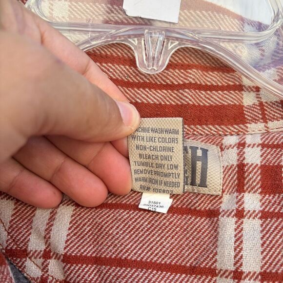 Duluth Trading Company Men Jacket Button Up Shirt Multicolor 2XL Check Long - Picture 8 of 9